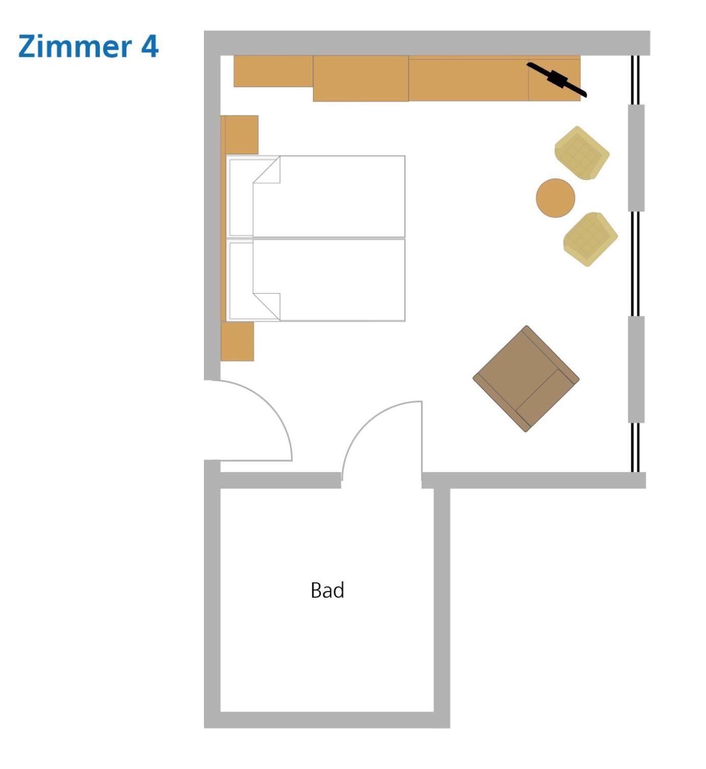 Gaestehaus Sportpark Nuembrecht Kamer foto